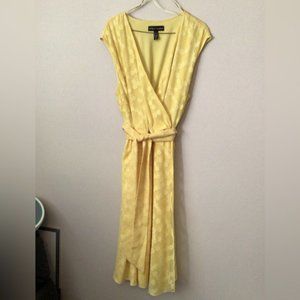 Love & Legend 2X Sleeveless Yellow Dress With Belt